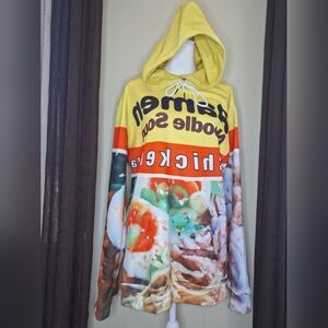 Yellow Graphic Hoodie